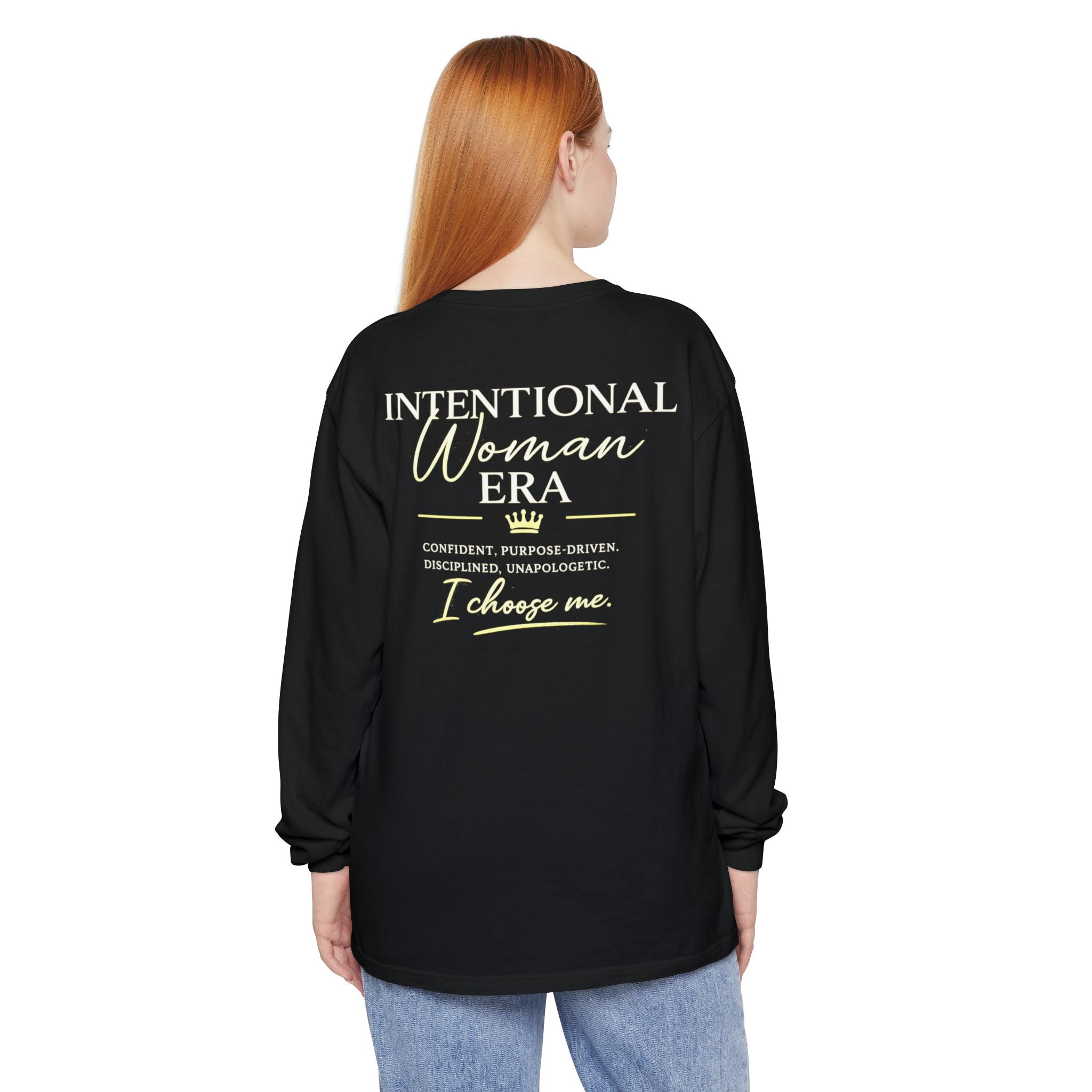 Intentional Woman Era Garment-dyed Long Sleeve T-Shirt
