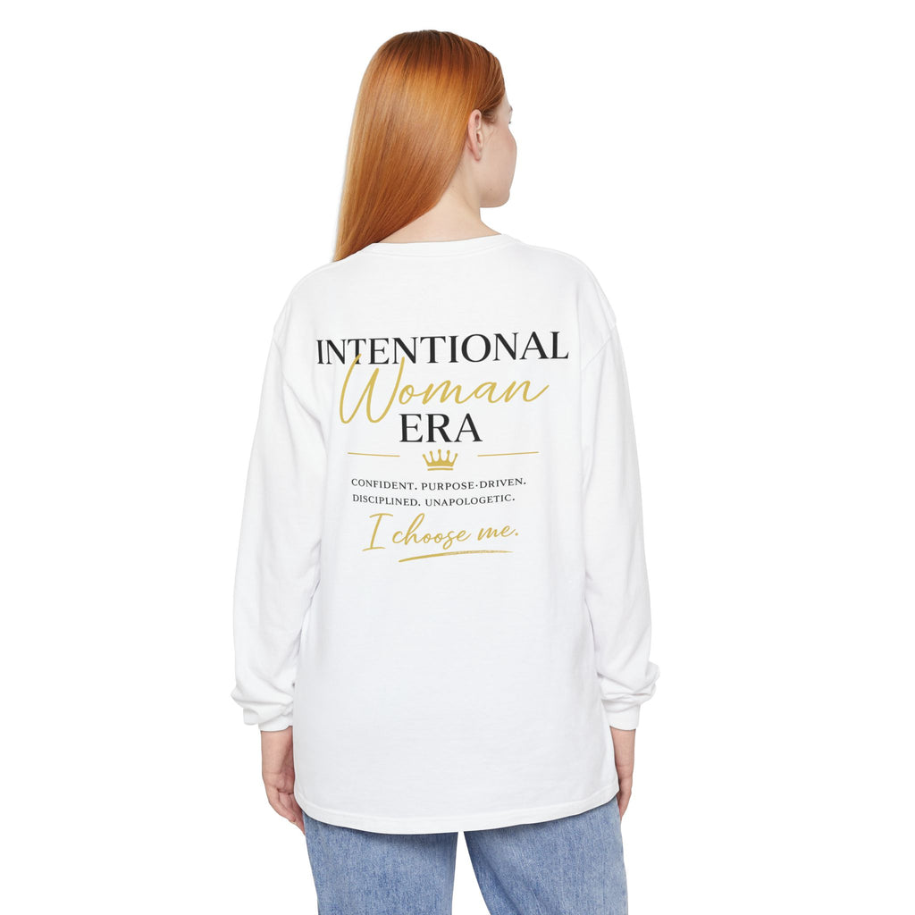 Intentional Woman Era Garment-dyed Long Sleeve T-Shirt