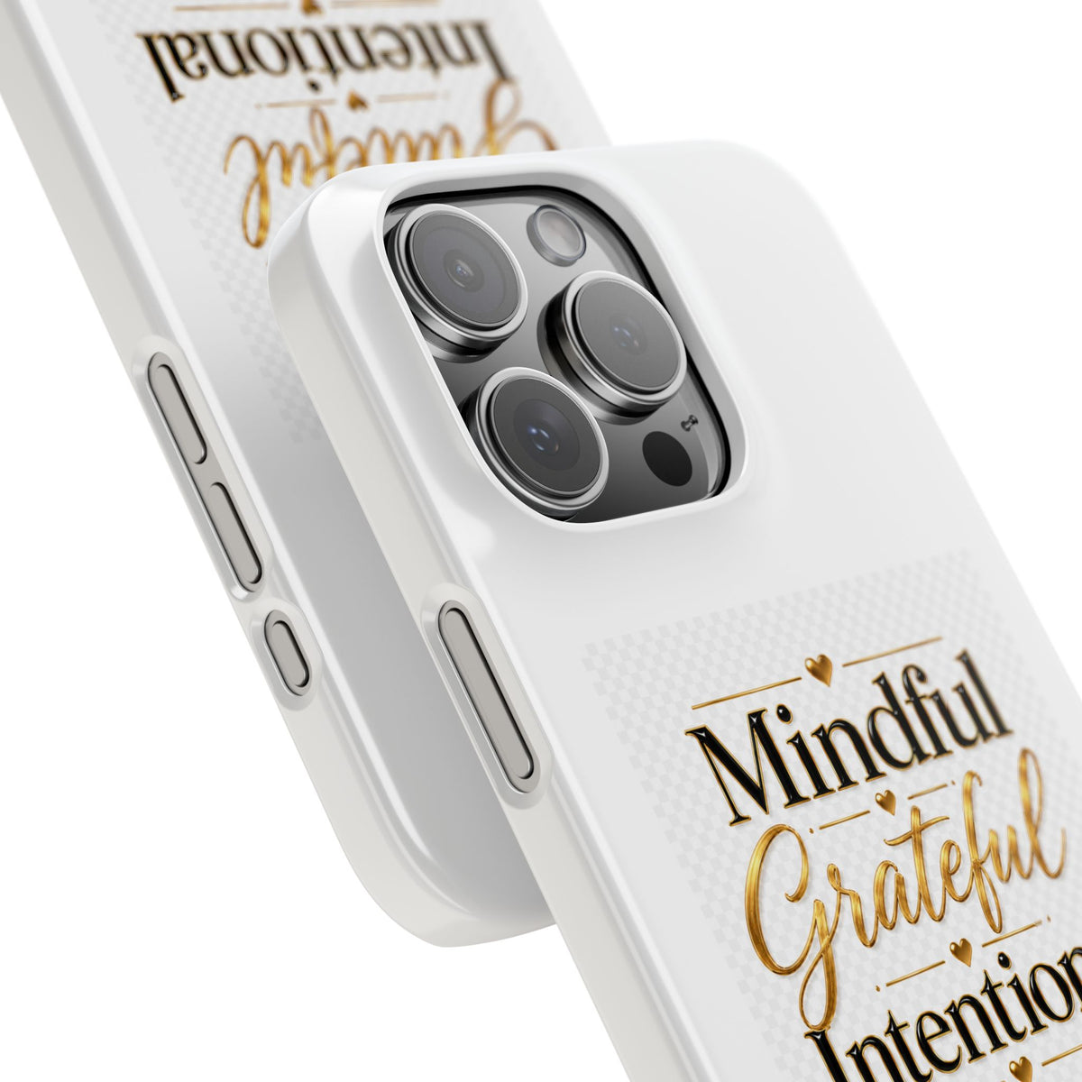 Mindful Grateful Intentional Snap Cases