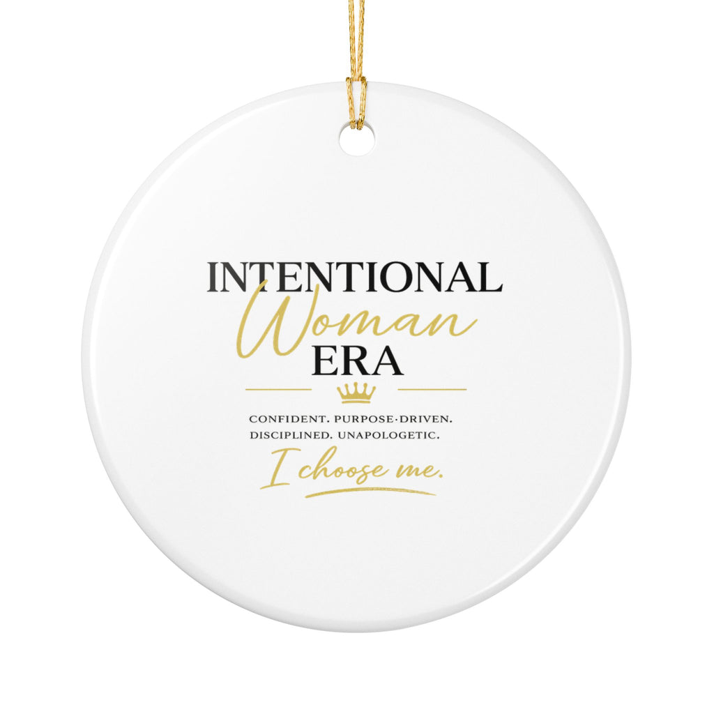 Intentional Woman Era Ceramic Decoration Ornament, (1pc)