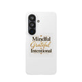 Mindful Grateful Intentional Snap Cases