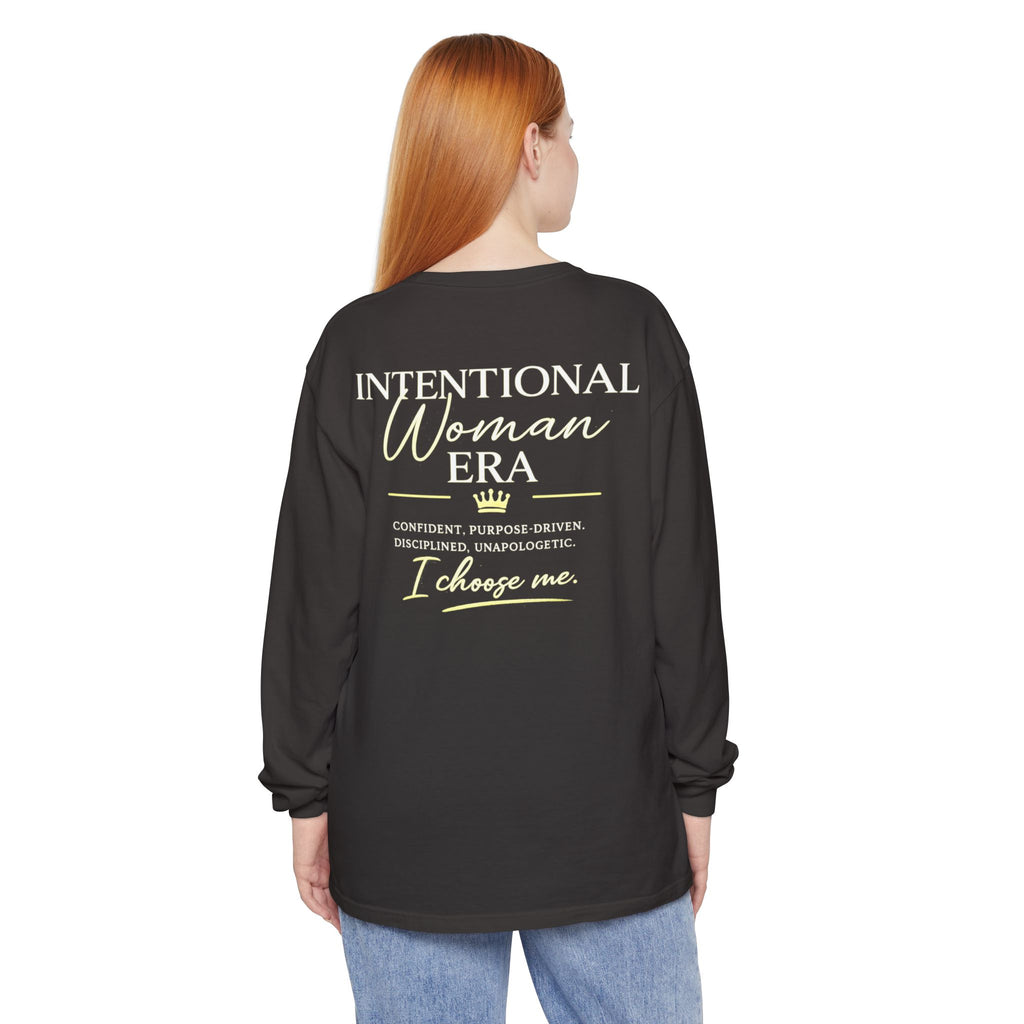 Intentional Woman Era Garment-dyed Long Sleeve T-Shirt