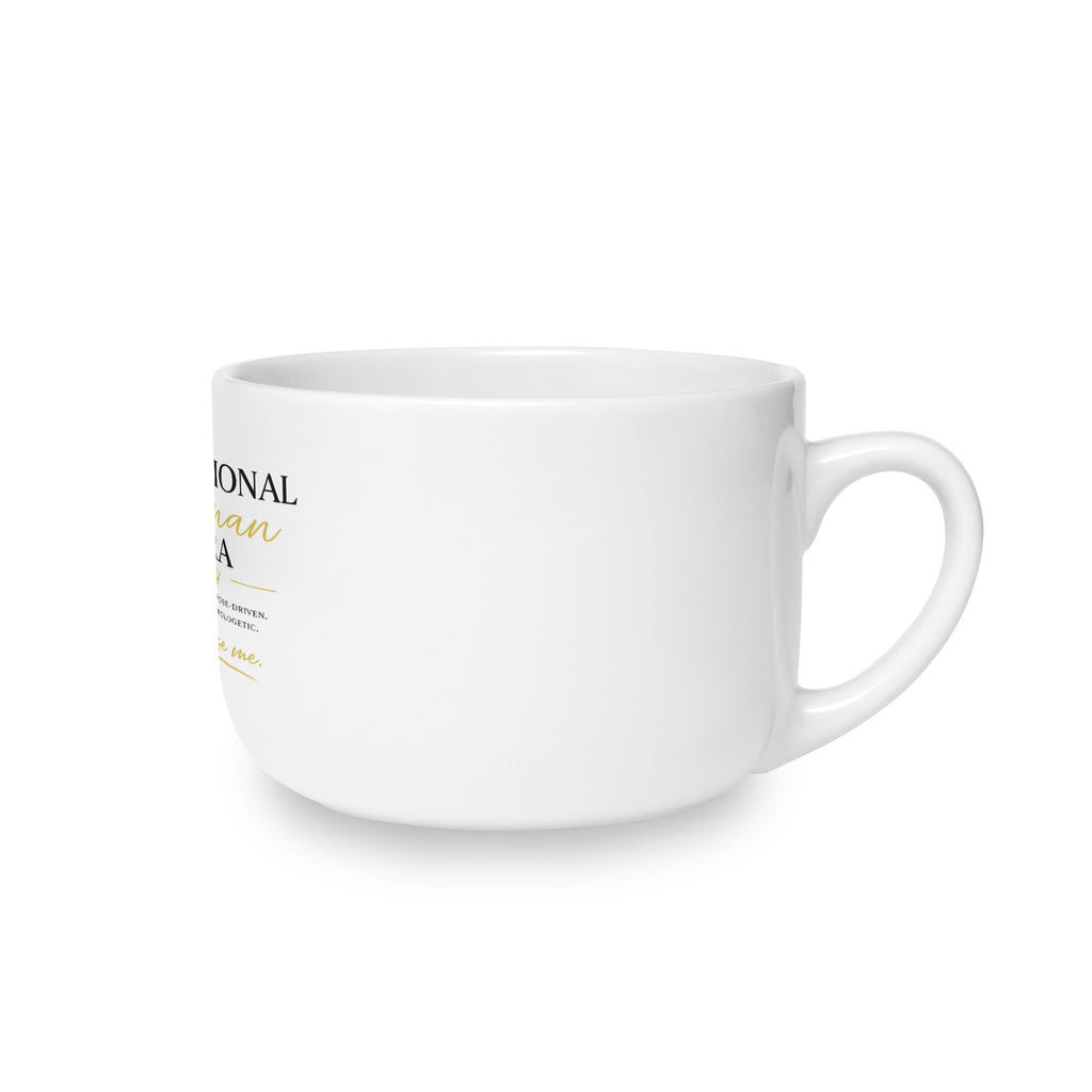 Intentional Woman Era 25oz Ceramic Latte Mug — Inspirational Empowerment Gift