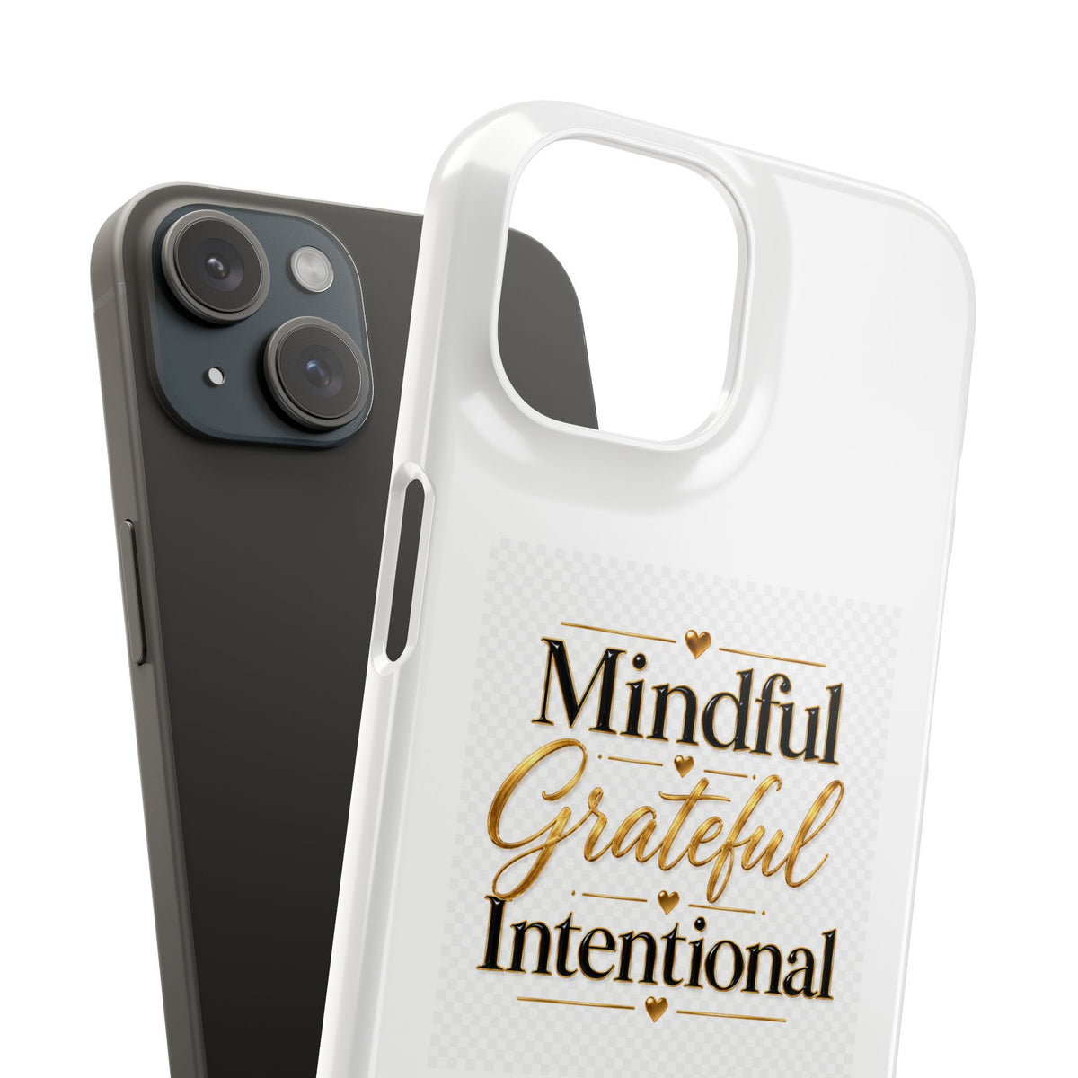 Mindful Grateful Intentional Snap Cases