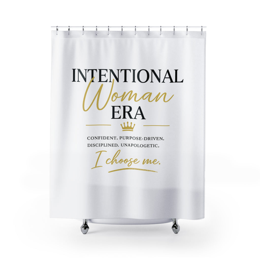 Intentional Woman Era Shower Curtain