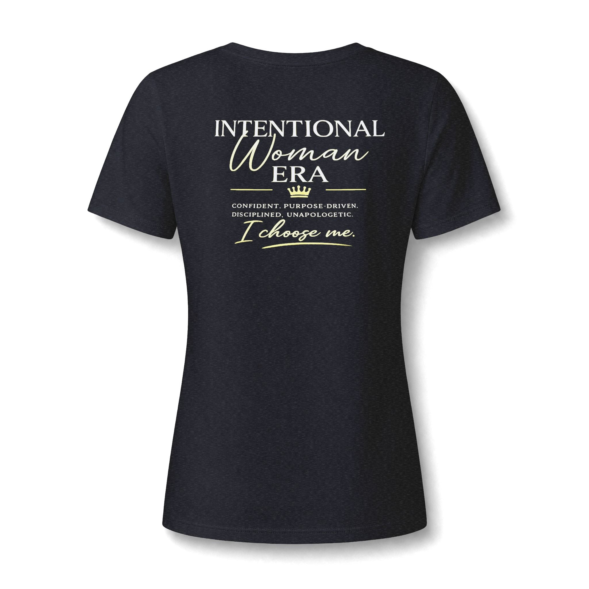Intention Woman Era Heather CVC V-Neck Tee