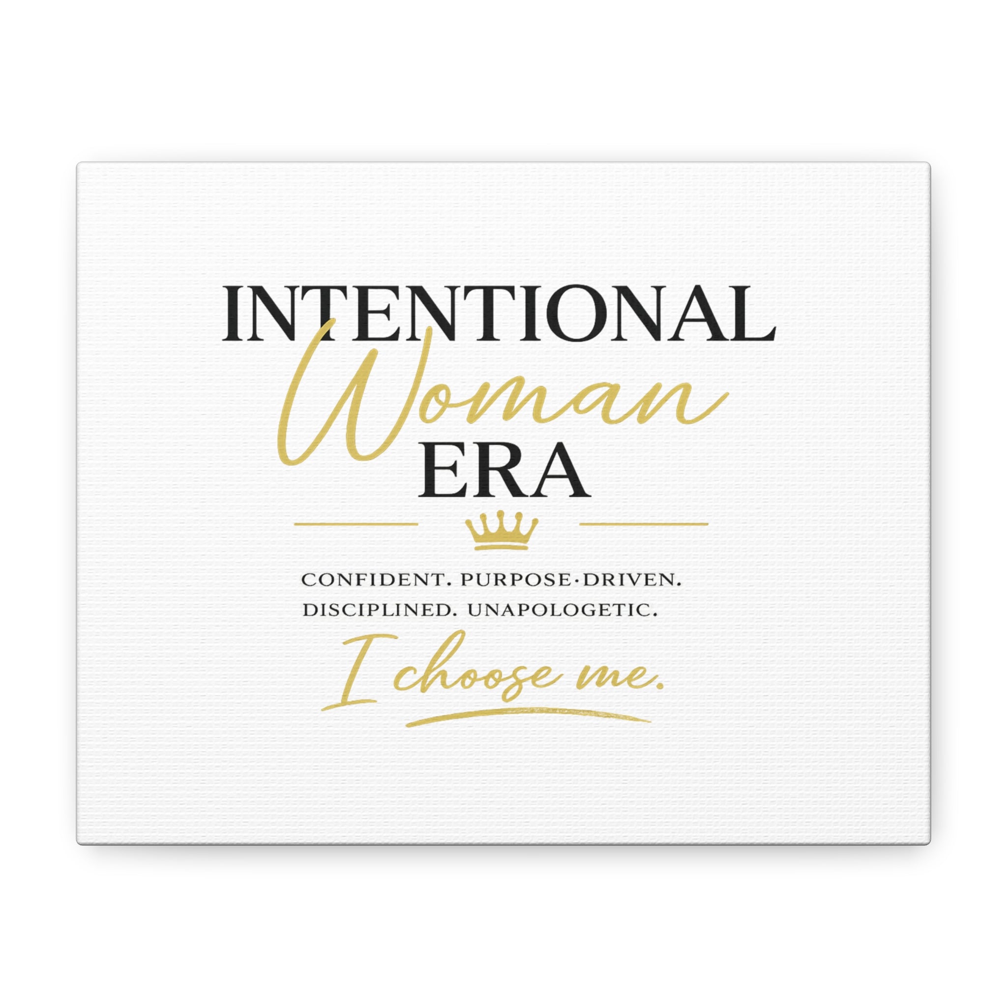 Intentional Woman Era - Matte Canvas, Stretched, 1.25"