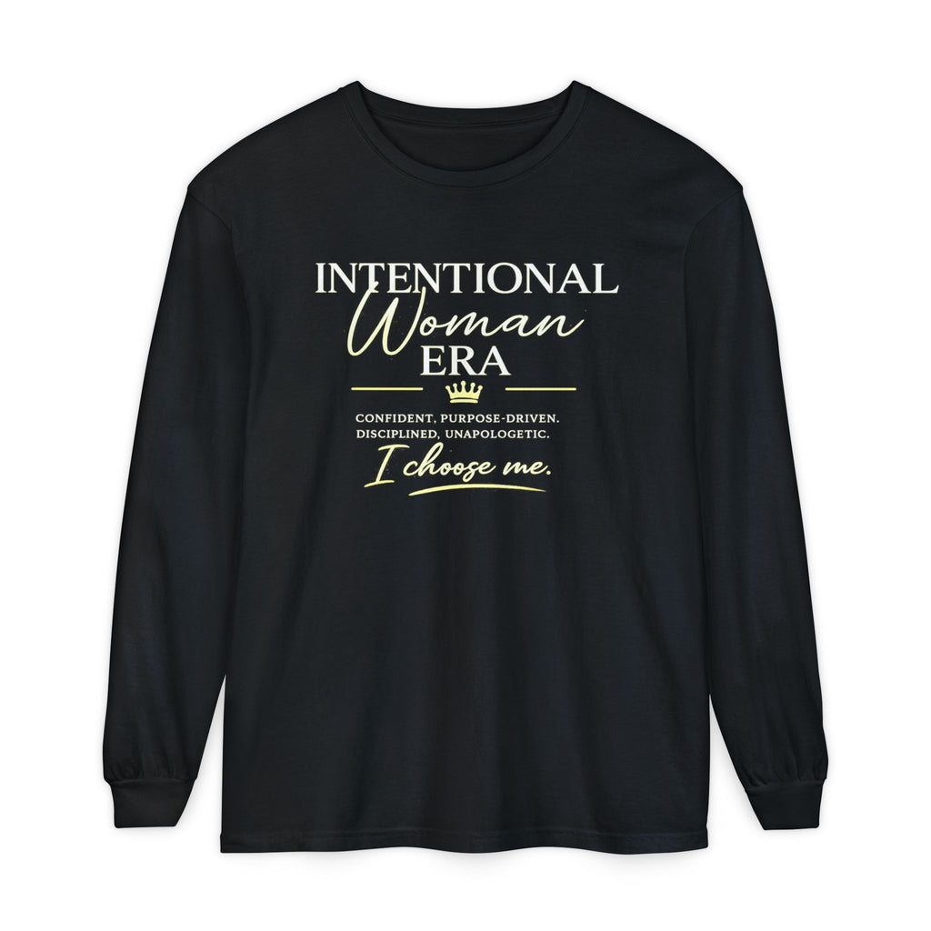 Intentional Woman Era Garment-dyed Long Sleeve T-Shirt
