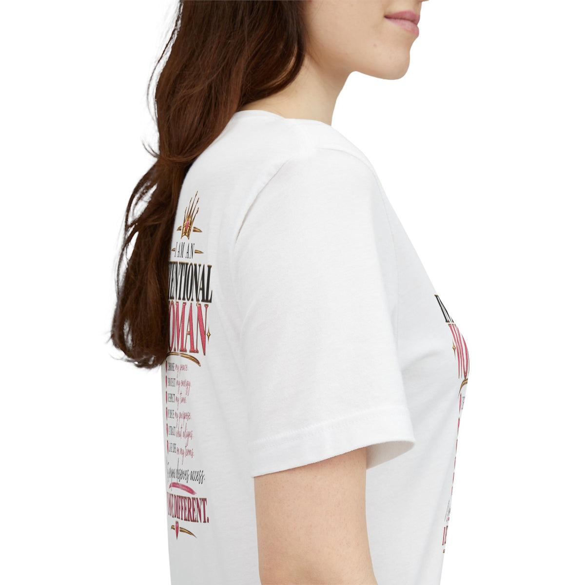 I am an Intentional Woman Jersey Short Sleeve Tee