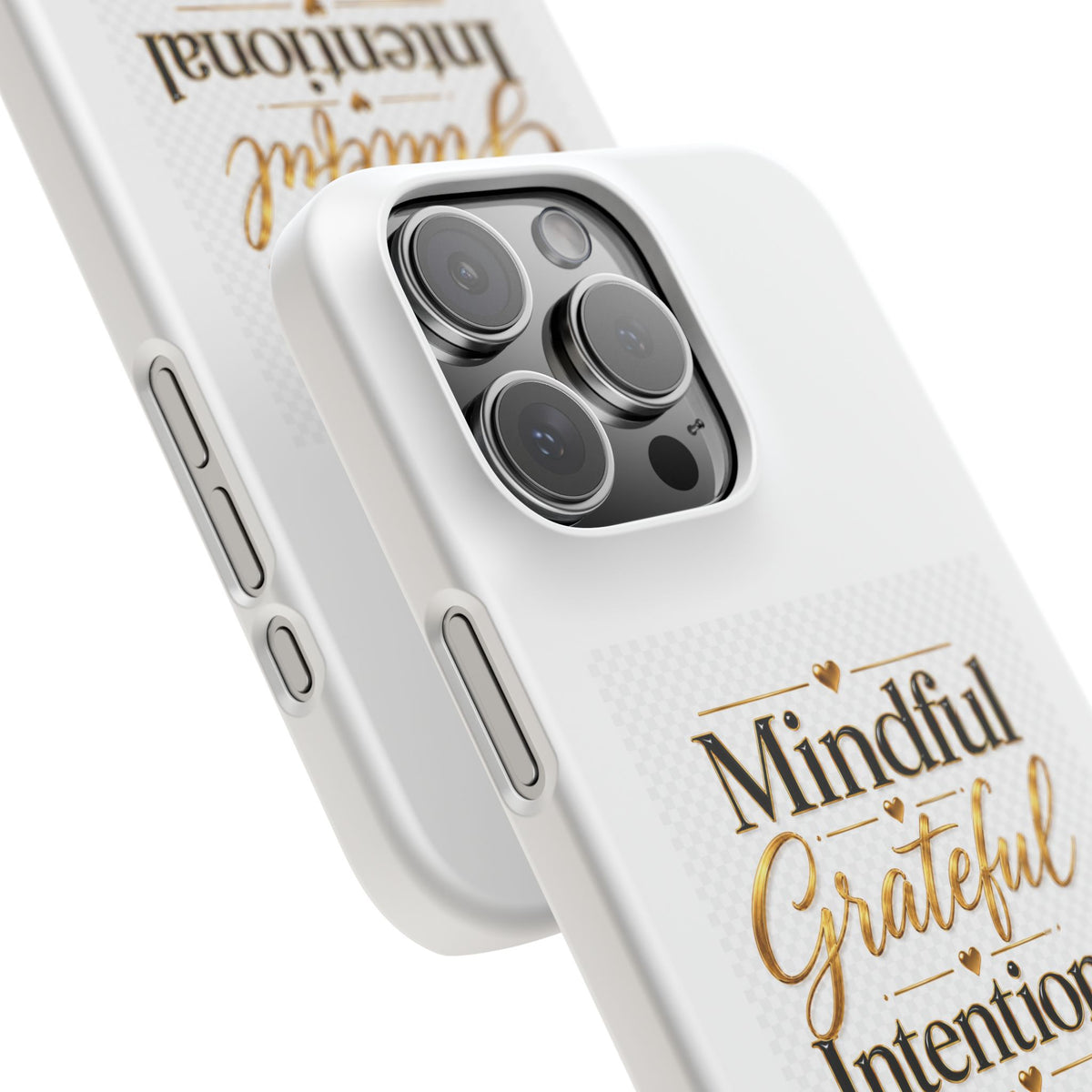 Mindful Grateful Intentional Snap Cases