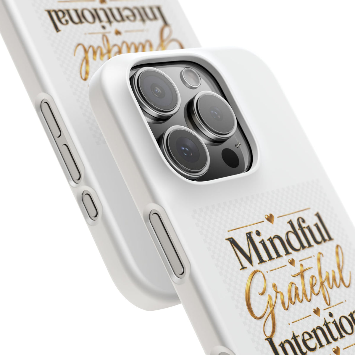 Mindful Grateful Intentional Snap Cases