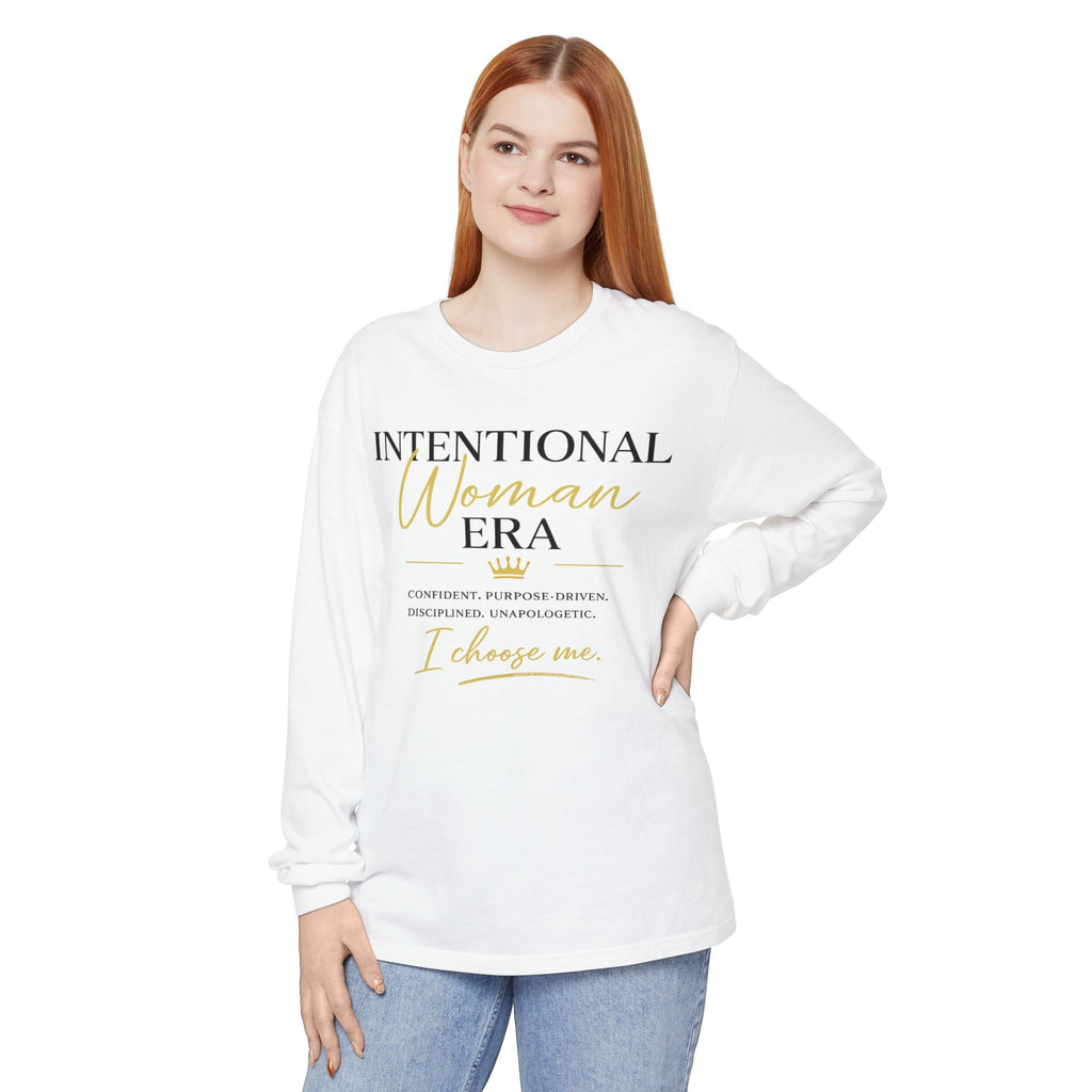Intentional Woman Era Garment-dyed Long Sleeve T-Shirt