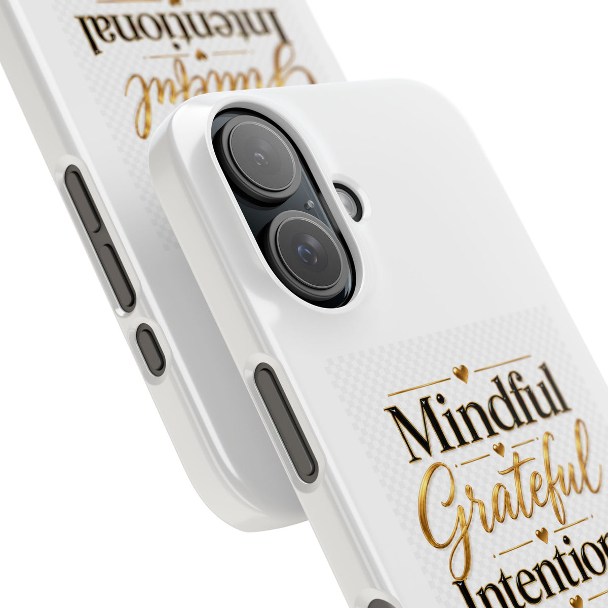 Mindful Grateful Intentional Snap Cases