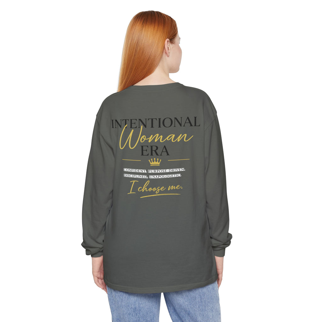 Intentional Woman Era Garment-dyed Long Sleeve T-Shirt