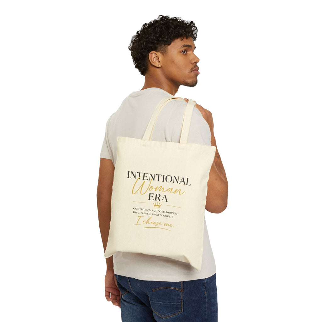 Minimal Natural Canvas Tote Bag — Eco-Friendly Cotton Shopper