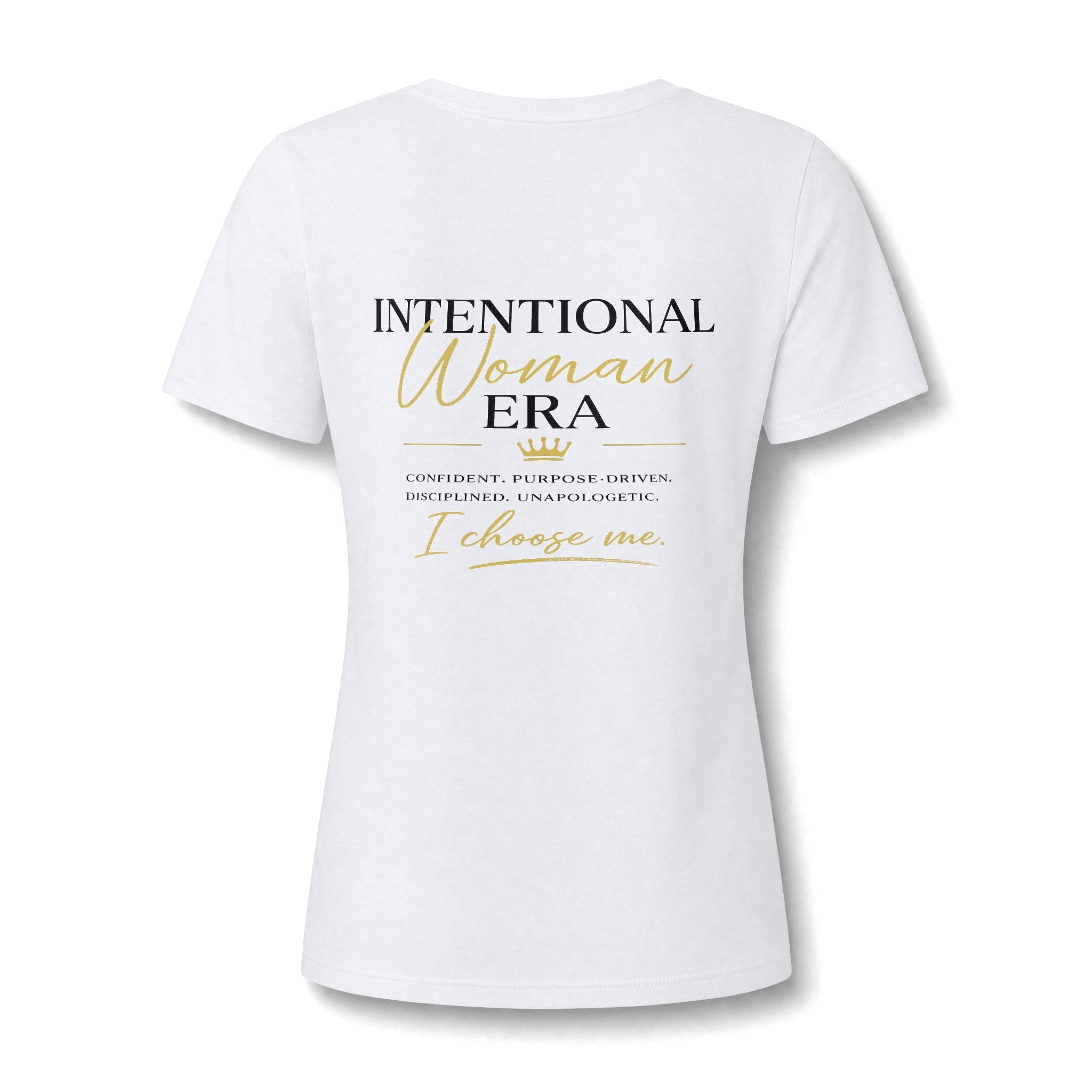 Intention Woman Era Heather CVC V-Neck Tee