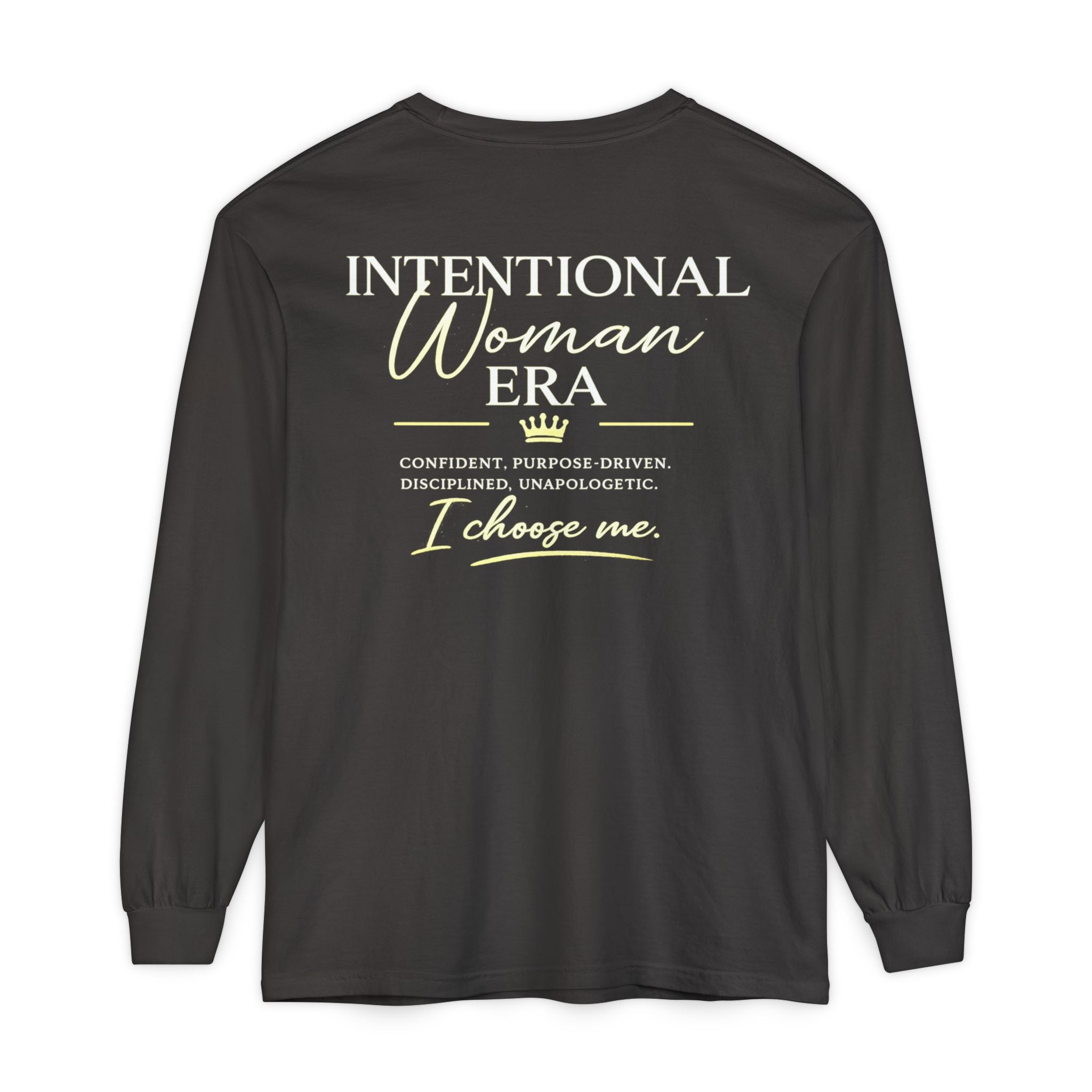 Intentional Woman Era Garment-dyed Long Sleeve T-Shirt