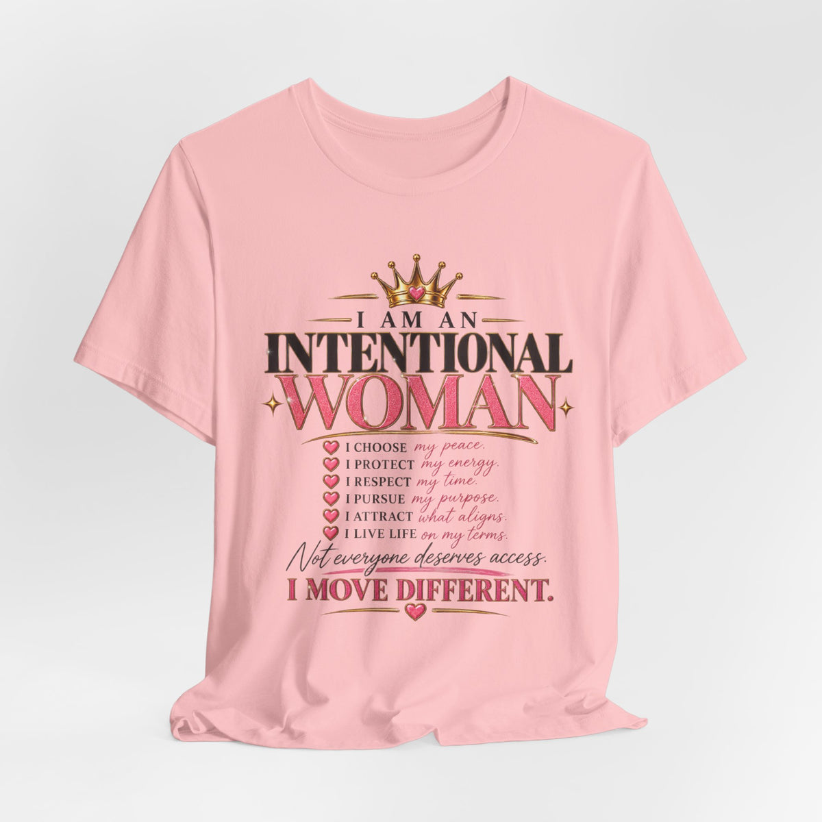 I am an Intentional Woman Jersey Short Sleeve Tee