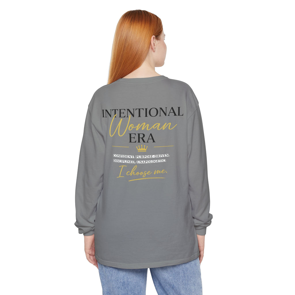 Intentional Woman Era Garment-dyed Long Sleeve T-Shirt