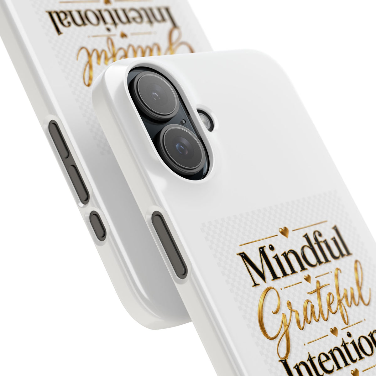 Mindful Grateful Intentional Snap Cases