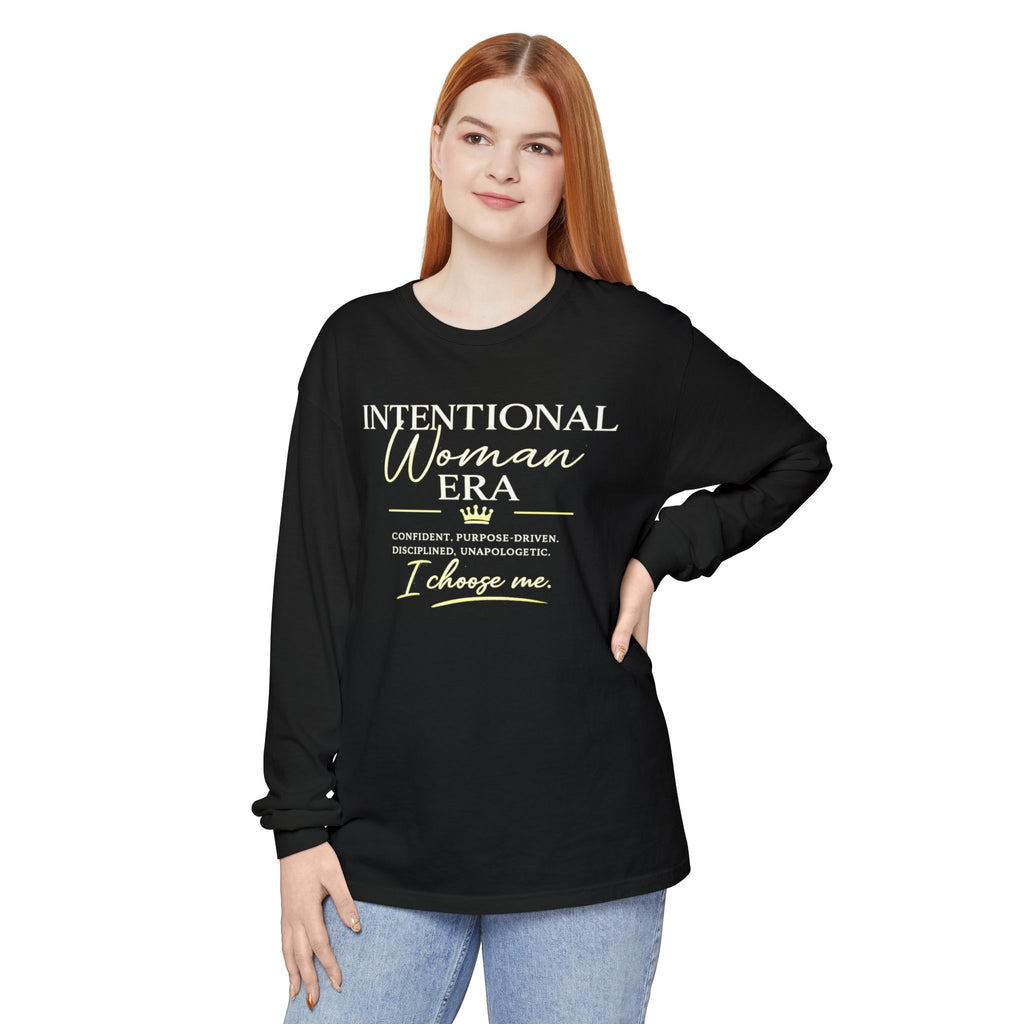 Intentional Woman Era Garment-dyed Long Sleeve T-Shirt