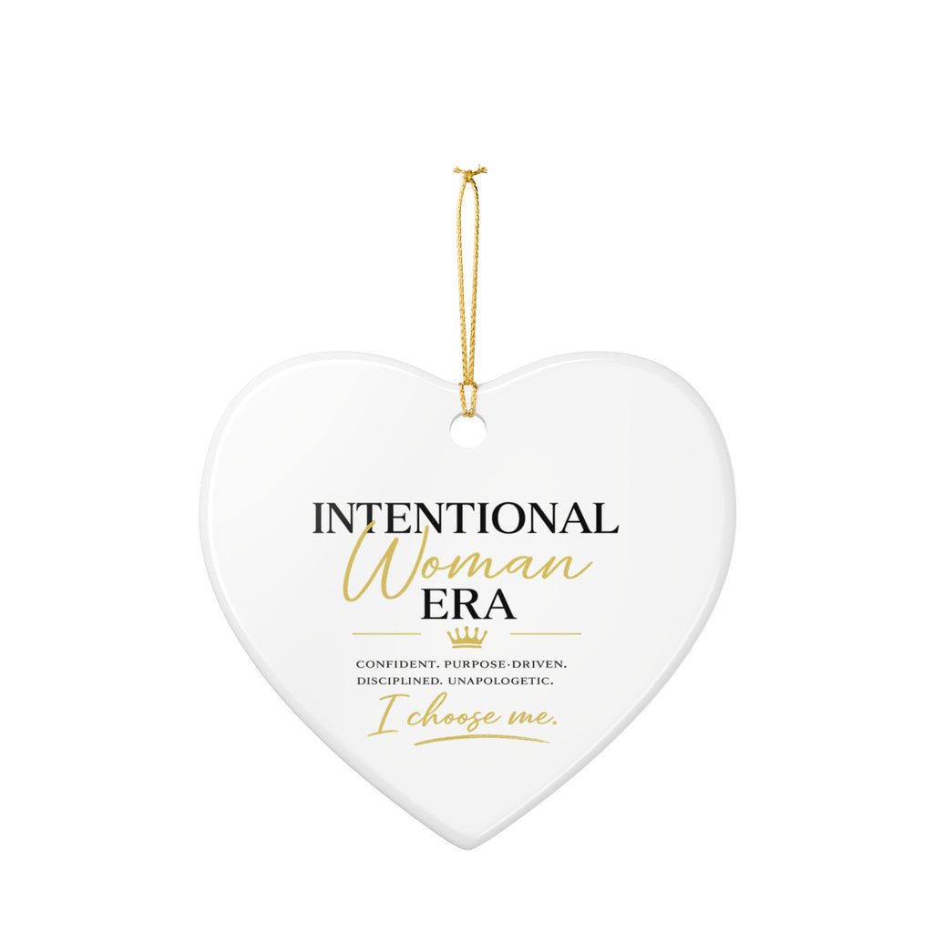Intentional Woman Era Ceramic Decoration Ornament, (1pc)