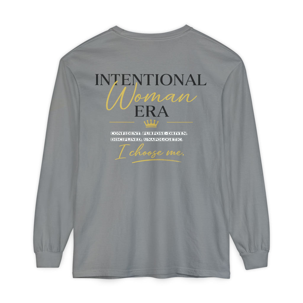 Intentional Woman Era Garment-dyed Long Sleeve T-Shirt