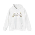 IWE Heavy Blend™ Hooded Sweatshirt Black and Gold