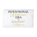 Intentional Woman Era - White Microfiber Pillowcase
