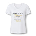 Intention Woman Era Heather CVC V-Neck Tee