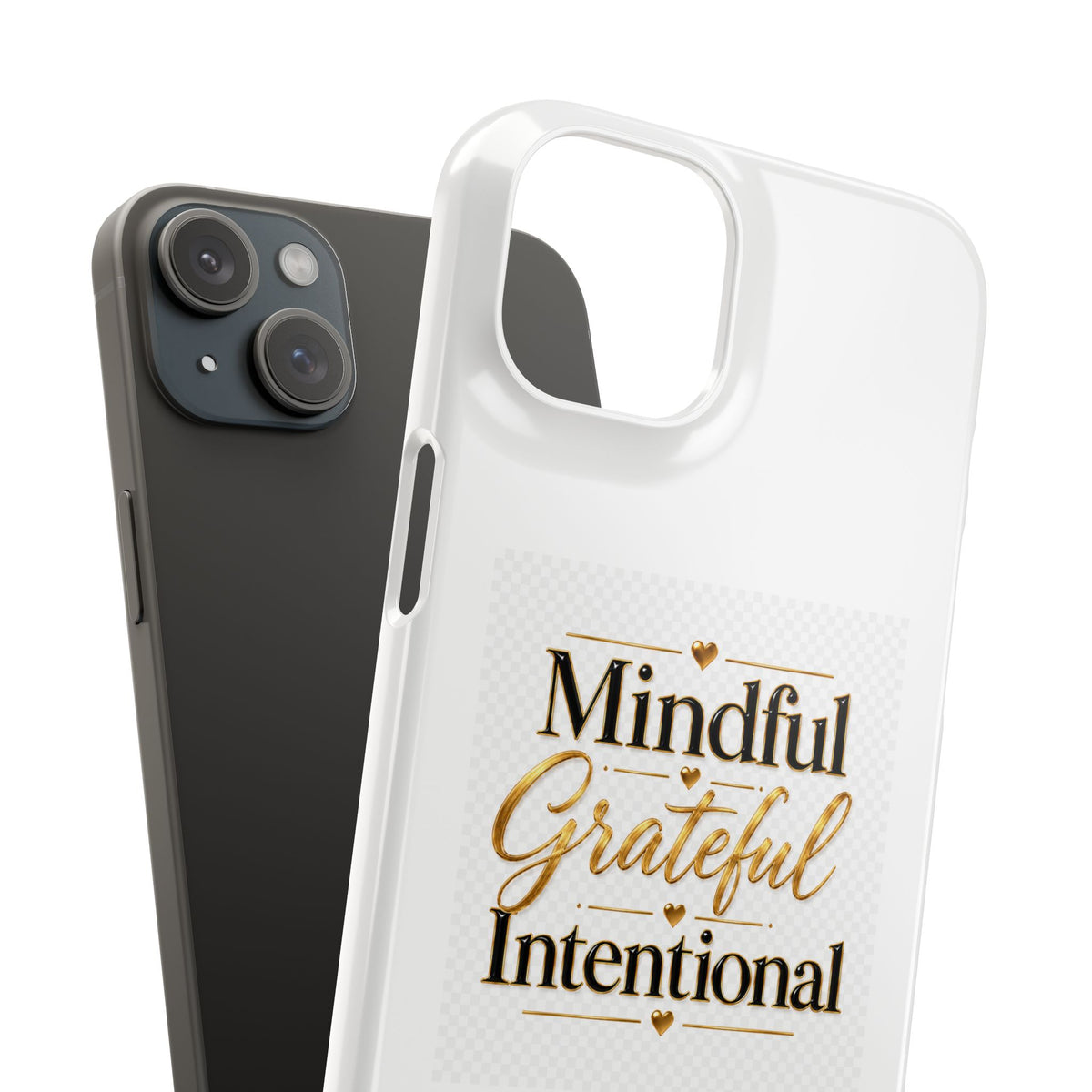 Mindful Grateful Intentional Snap Cases