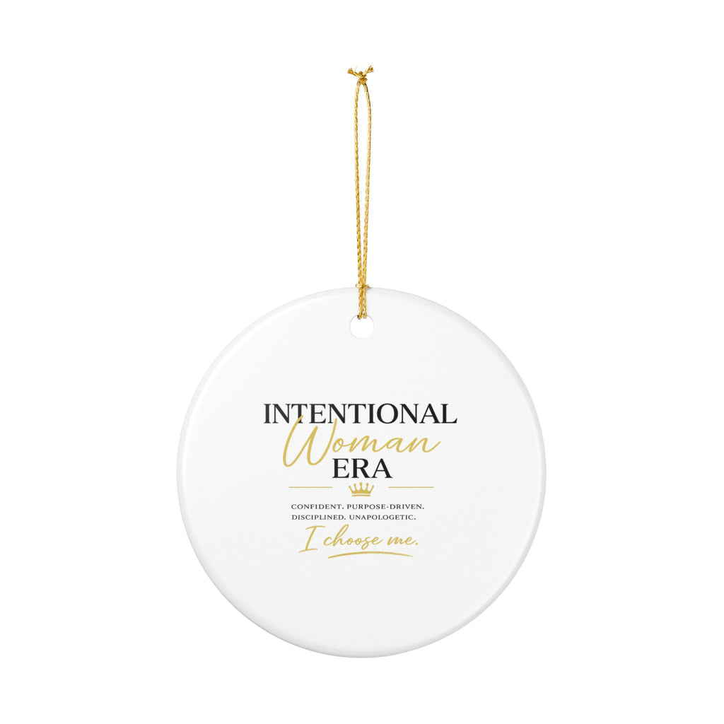 Intentional Woman Era Ceramic Decoration Ornament, (1pc)