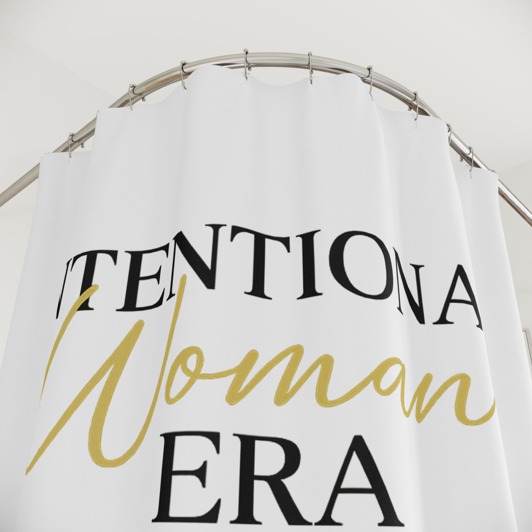 Intentional Woman Era Shower Curtain