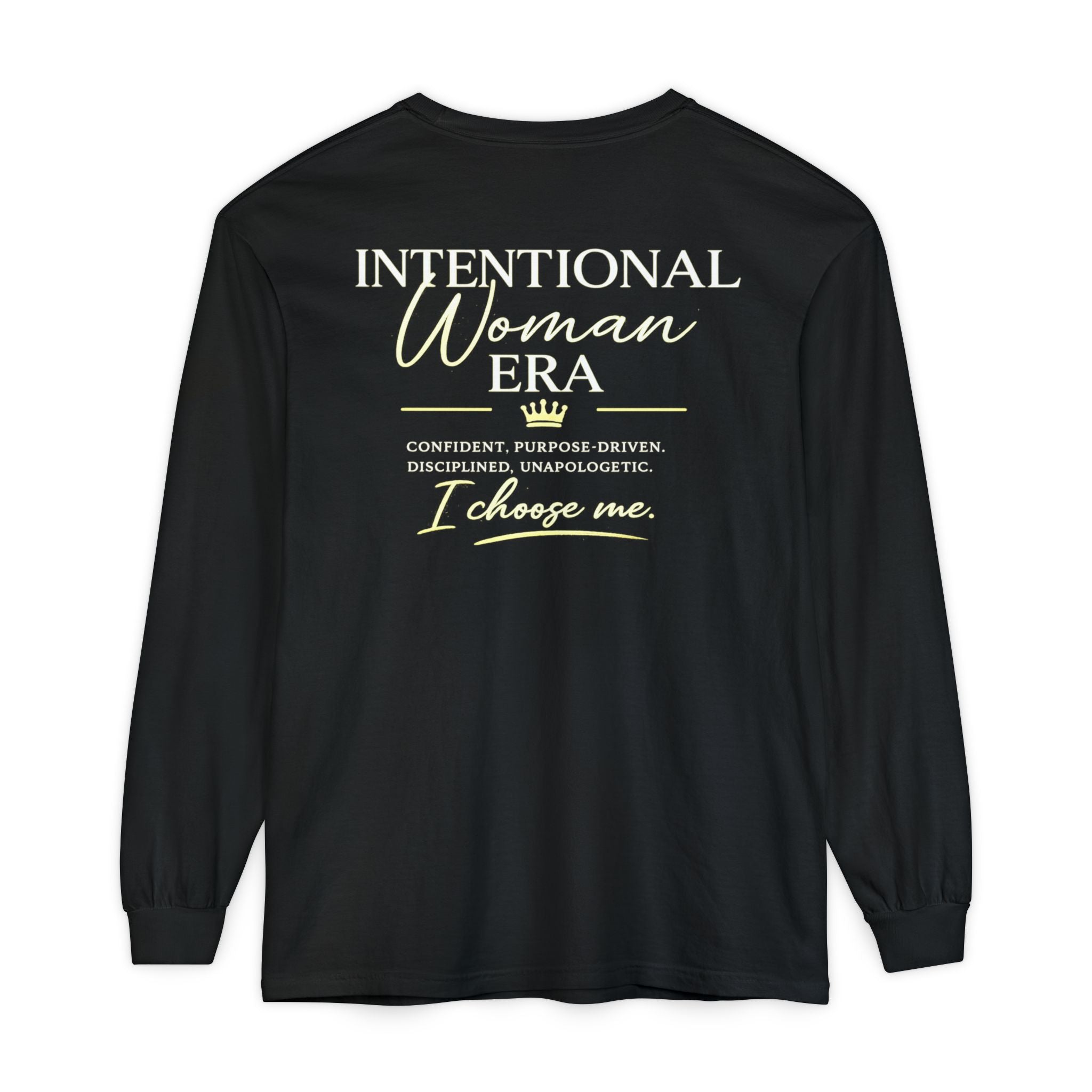 Intentional Woman Era Garment-dyed Long Sleeve T-Shirt