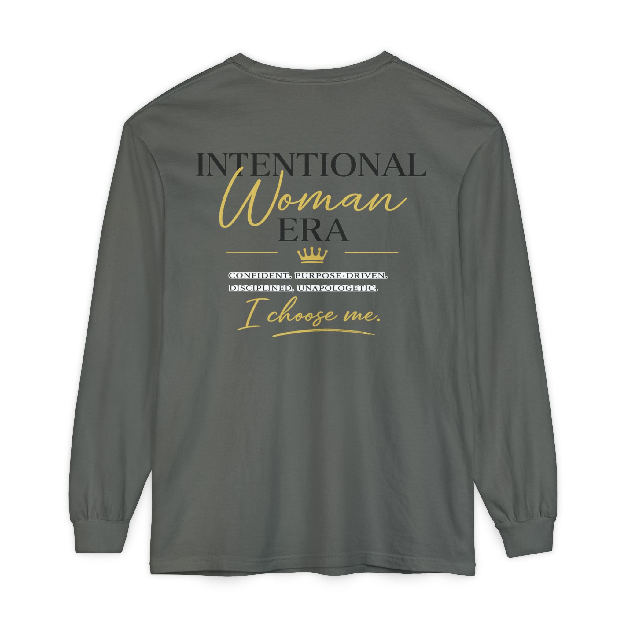 Intentional Woman Era Garment-dyed Long Sleeve T-Shirt