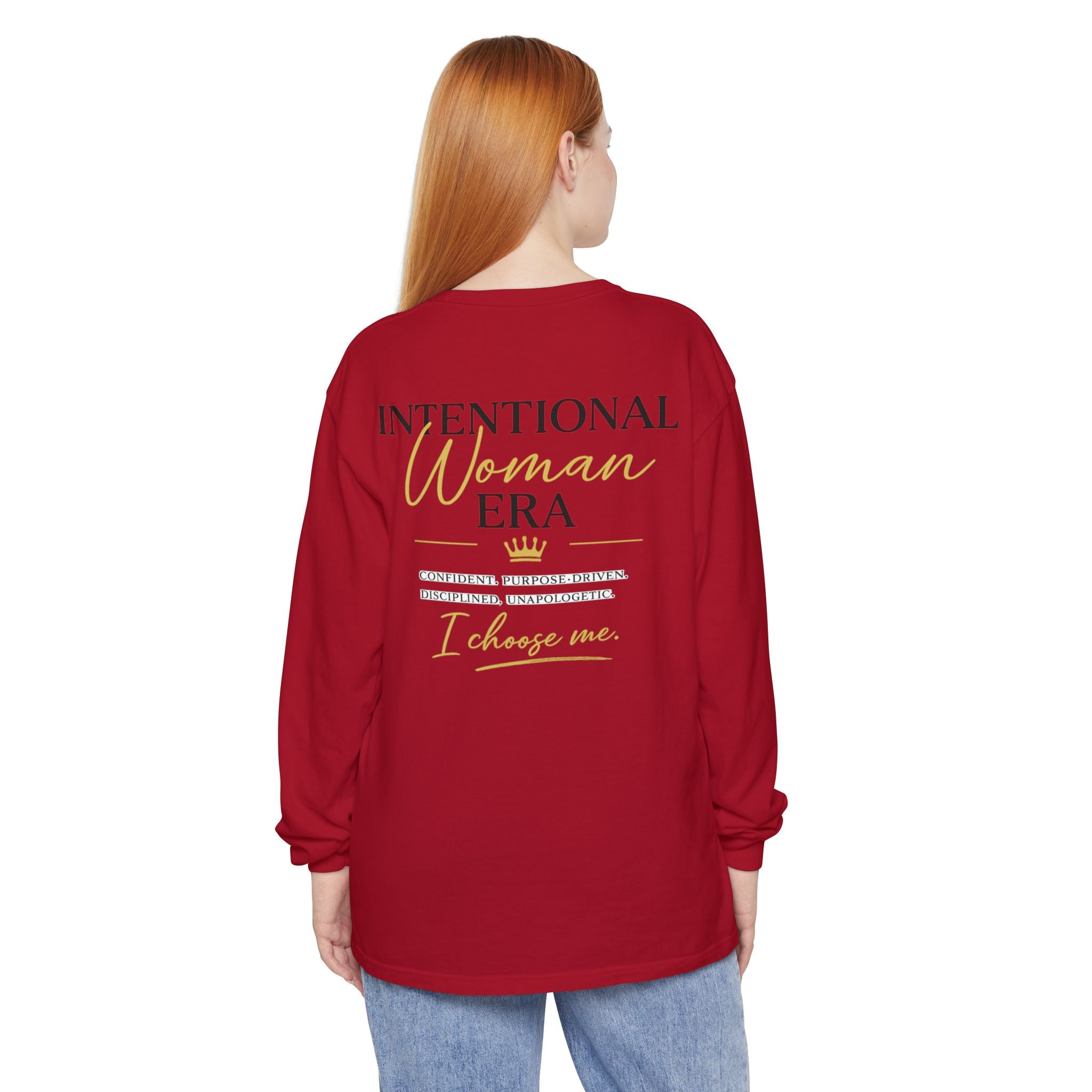 Intentional Woman Era Garment-dyed Long Sleeve T-Shirt