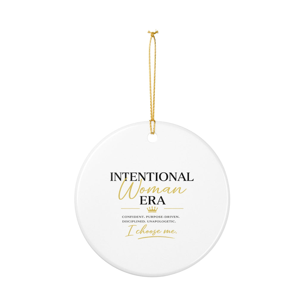 Intentional Woman Era Ceramic Decoration Ornament, (1pc)