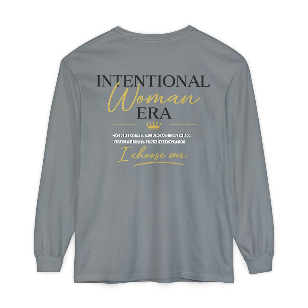 Intentional Woman Era Garment-dyed Long Sleeve T-Shirt