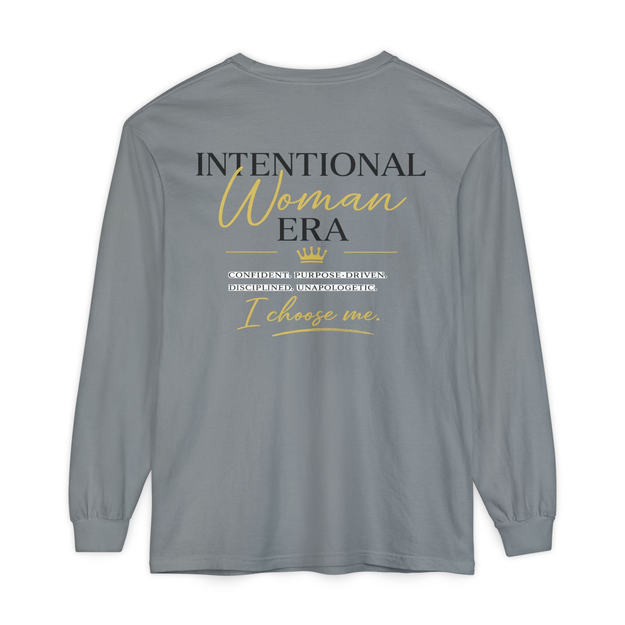 Intentional Woman Era Garment-dyed Long Sleeve T-Shirt