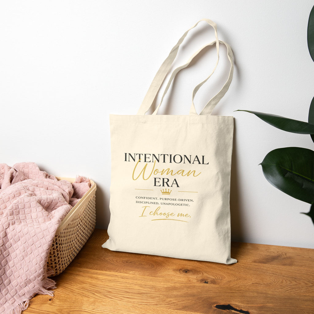 Minimal Natural Canvas Tote Bag — Eco-Friendly Cotton Shopper