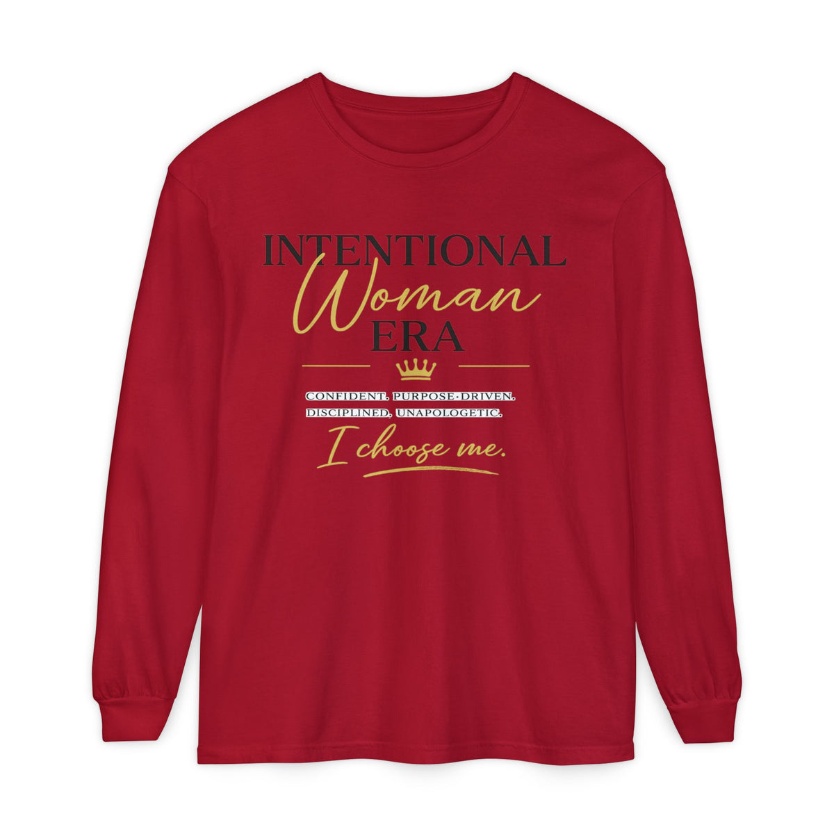 Intentional Woman Era Garment-dyed Long Sleeve T-Shirt
