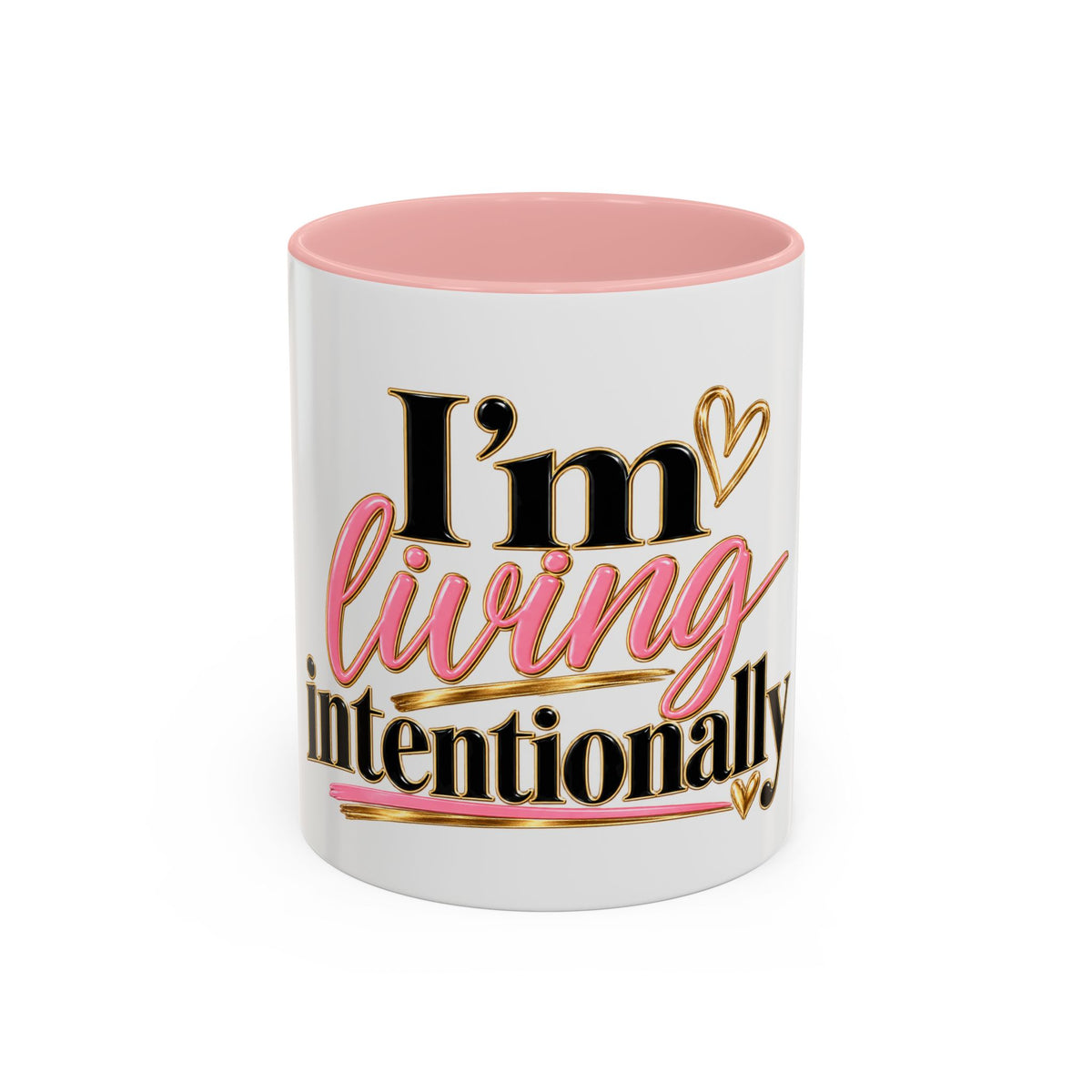 I’m Living Intentionally Accent Coffee Mug (11, 15oz)