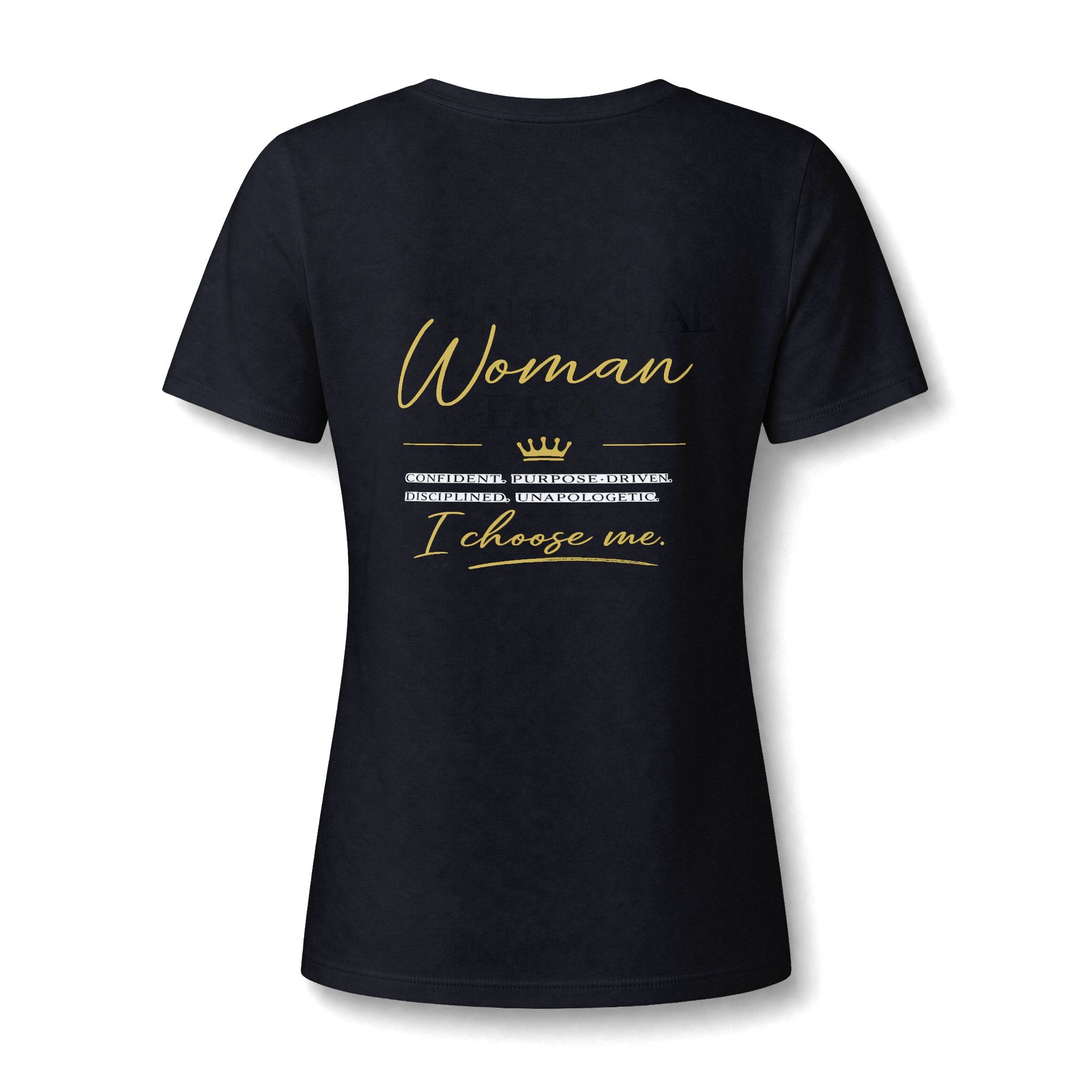 Intention Woman Era Heather CVC V-Neck Tee