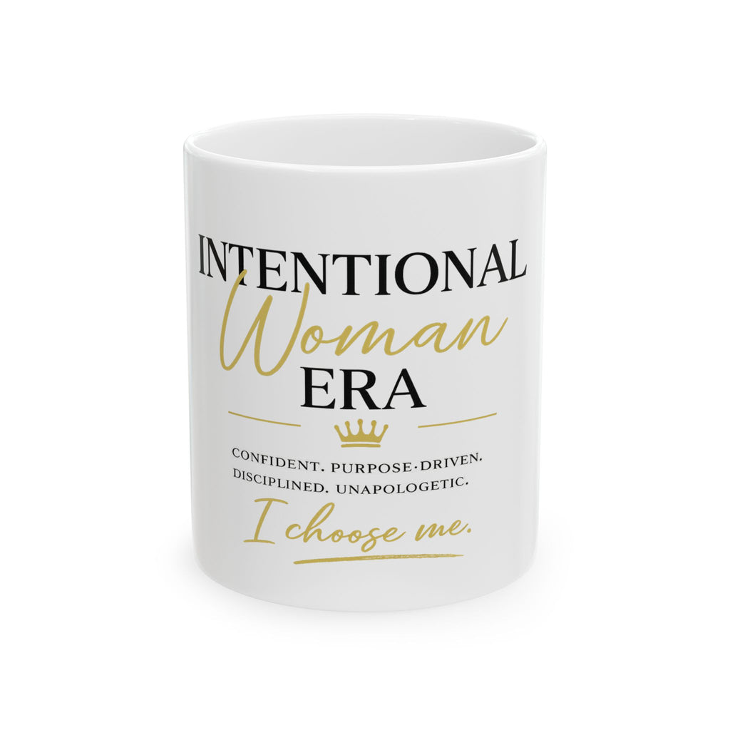 Intentional Woman Era Ceramic Mug, (11oz, 15oz)