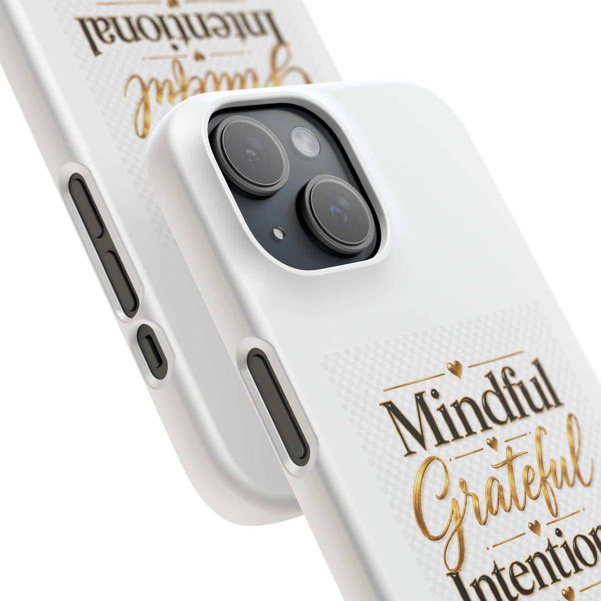 Mindful Grateful Intentional Snap Cases