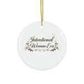 Intentional Woman Era Ceramic Ornament, 4 Shapes Gold