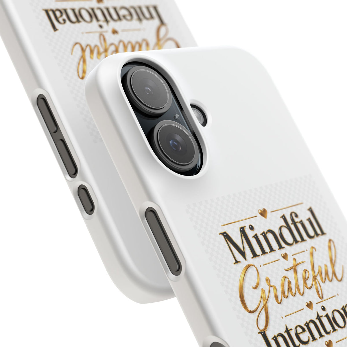 Mindful Grateful Intentional Snap Cases