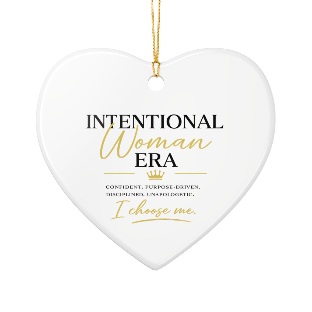 Intentional Woman Era Ceramic Decoration Ornament, (1pc)