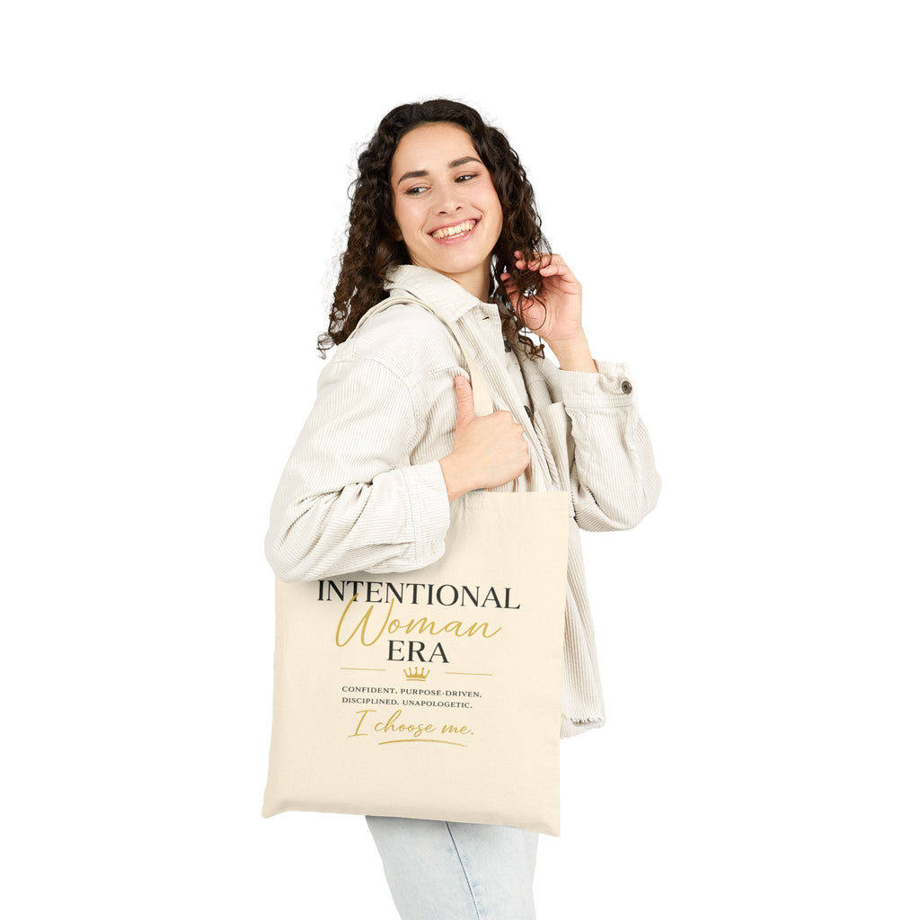 Minimal Natural Canvas Tote Bag — Eco-Friendly Cotton Shopper