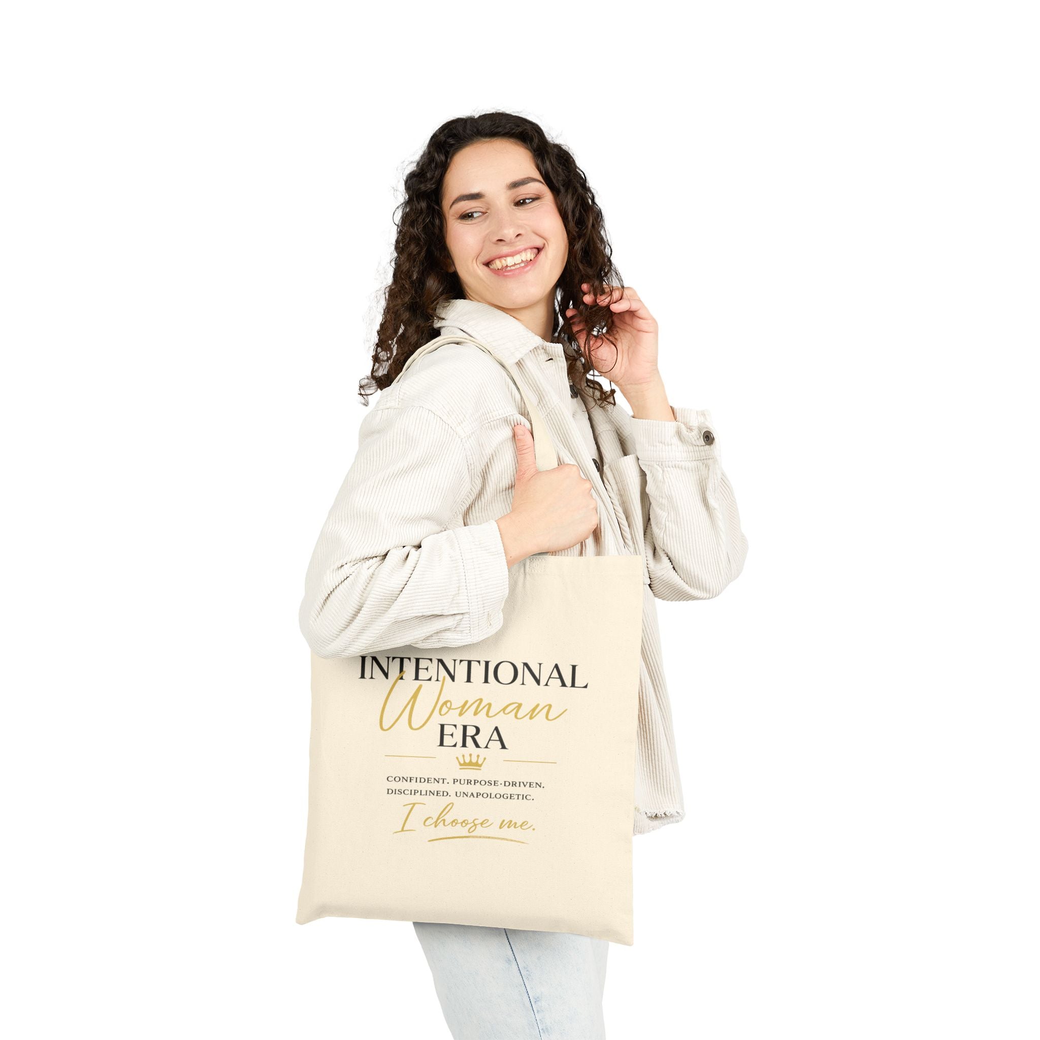 Minimal Natural Canvas Tote Bag — Eco-Friendly Cotton Shopper